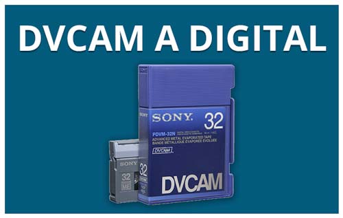 Pasar DVCAM a digital en Tenerife