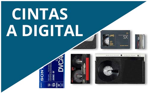 Pasar cintas a digital en Las Galletas